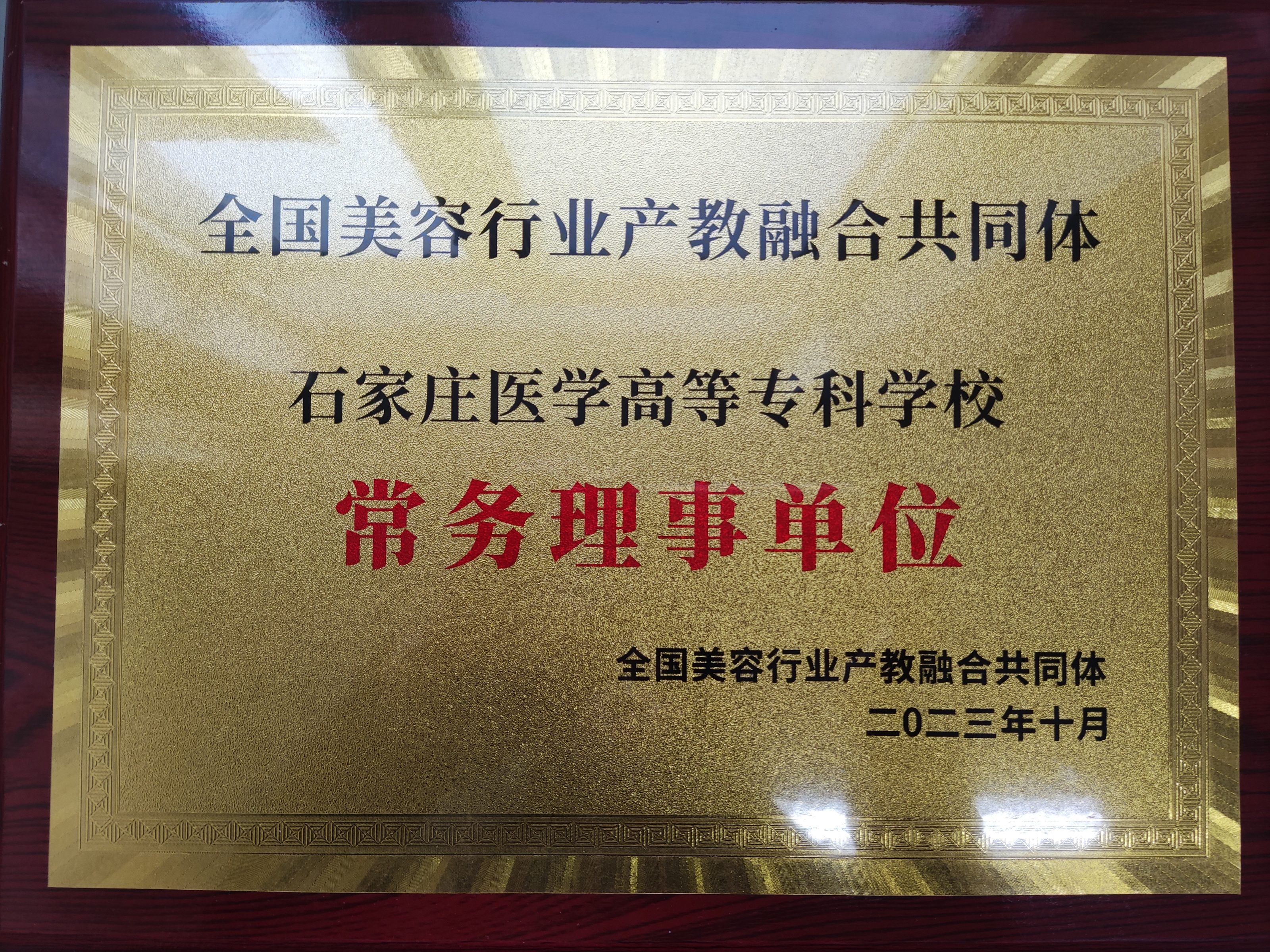 图9 被授予全国美容行业产教融合共同体常务理事单位.jpg